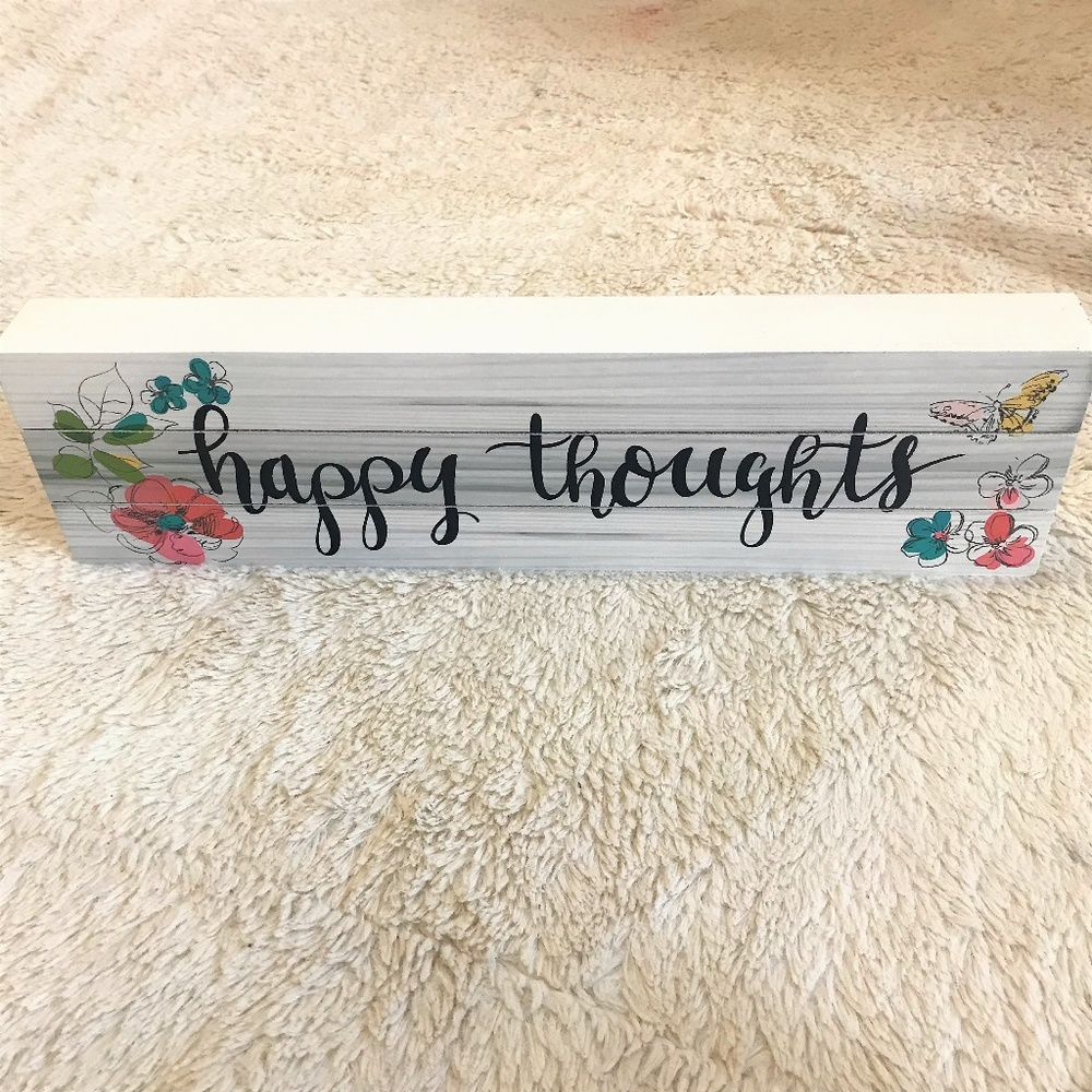 Happy Thoughts Home/Wall Decor